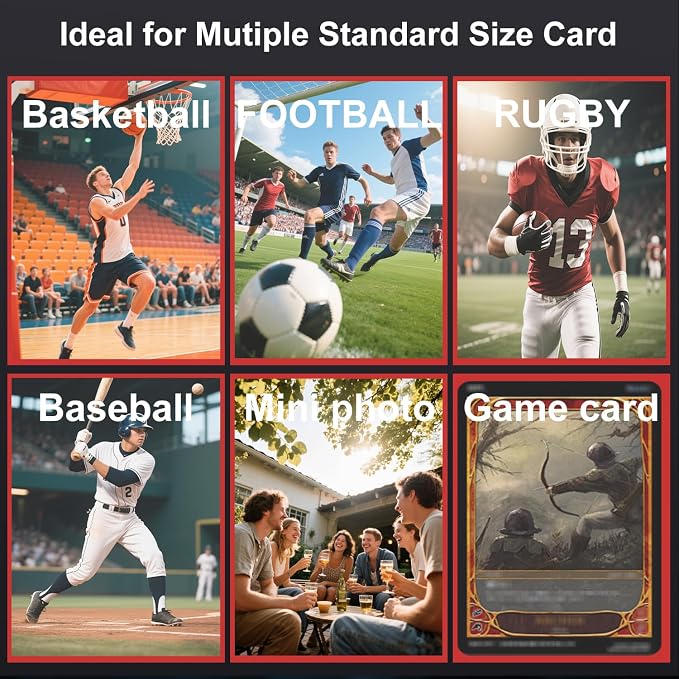 1000 Count Card Sleeves for Trading Cards, Premium Matte Standard Size Card - Image 3