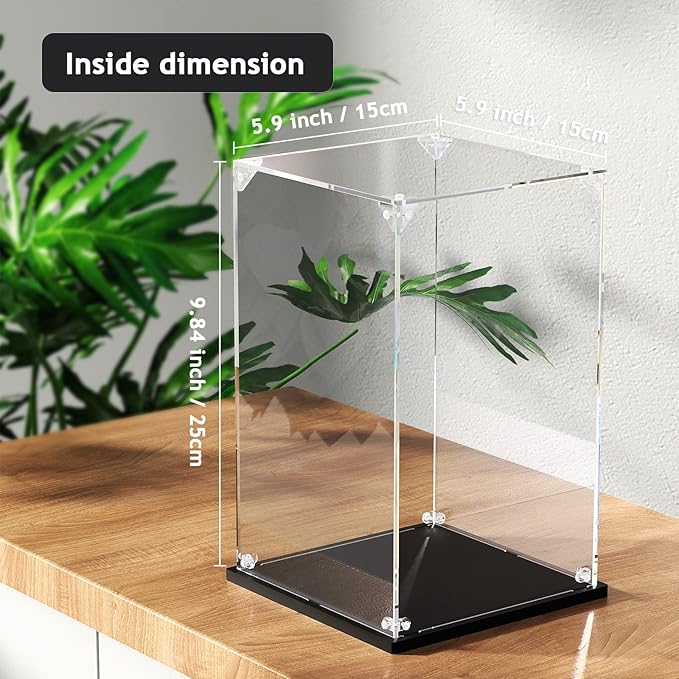 Clear Acrylic Display Case, Self-Assemble Showcase - Image 7