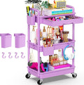 Goovilla 3 Tier Rolling Utility Cart Organizer by Goovilla