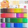 175 Pcs Polymer Clays 80 Bright Colors Oven Bake Clay Non-Sticky Modeling Clay by UZLUbuywithconfidence
