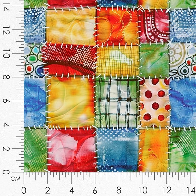 Fruit Patchwork Cotton Fabric Panel – 6 Fruit Designs + Bonus Patchwork Sheet - Image 8