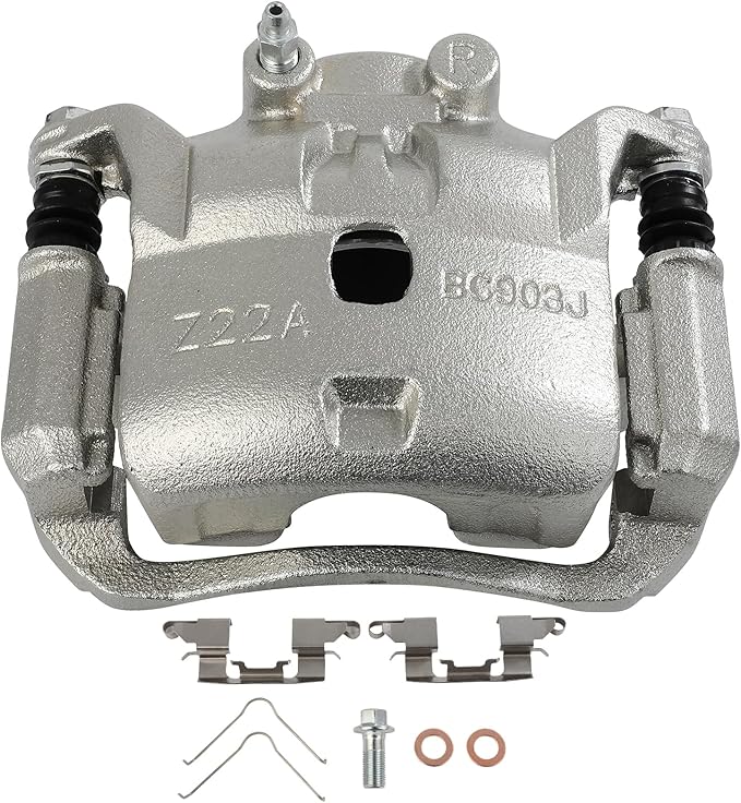 SCITOO 19B6861 Front Right Disc Brake Caliper Assembly w/Bracket For Nissan For March 2012-2015,For Nissan For Micra 2015-2017,For Nissan For Versa 2012-2019,For Nissan For Versa Note 2014-2019