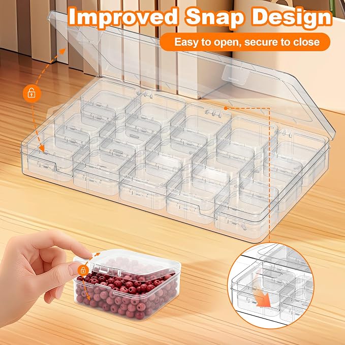 Bead Organizer Box, Craft Storage Box - Image 5