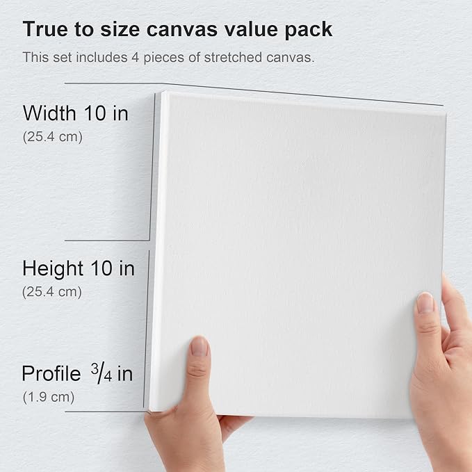 PHOENIX Professional Stretched Watercolor Canvas - Image 2