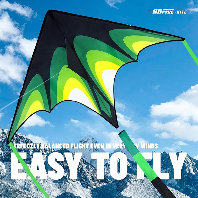 Kite, Large Delta Kites for Kids and Adults, Durable Multifunctional Beach Kite - Image 5