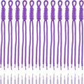 KJML DIY Paracord Keychain 12pcs Paracord Rope Keychain Braided Cord Rope Bag by KJMLDIY