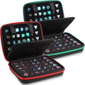 Aoriher 2 Pcs Dice Case with Removable Slotted Tray by Aoriher