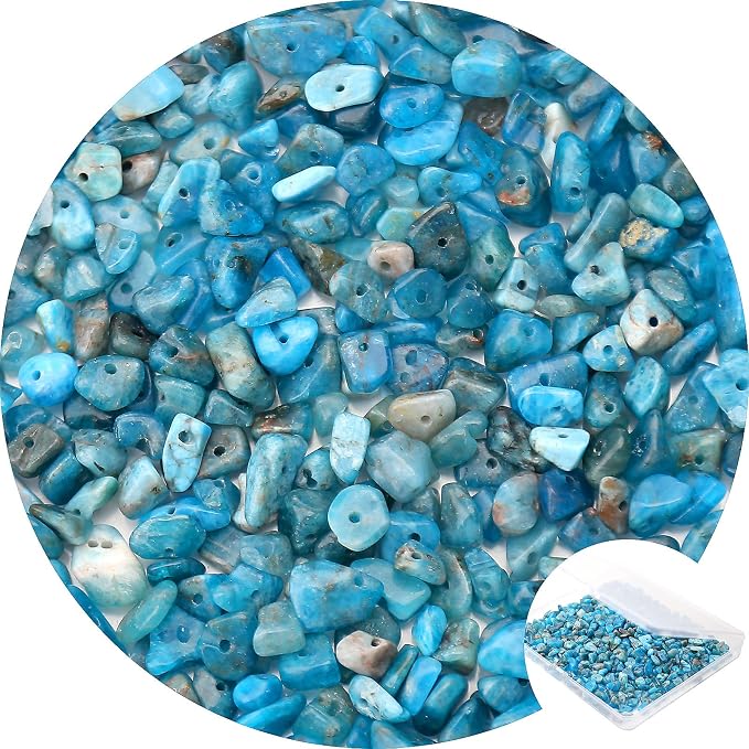 456 PCs Natural Chip Stone Beads, 5-8mm Irregular Multicolor Gemstones Loose by BONNY+BOXX