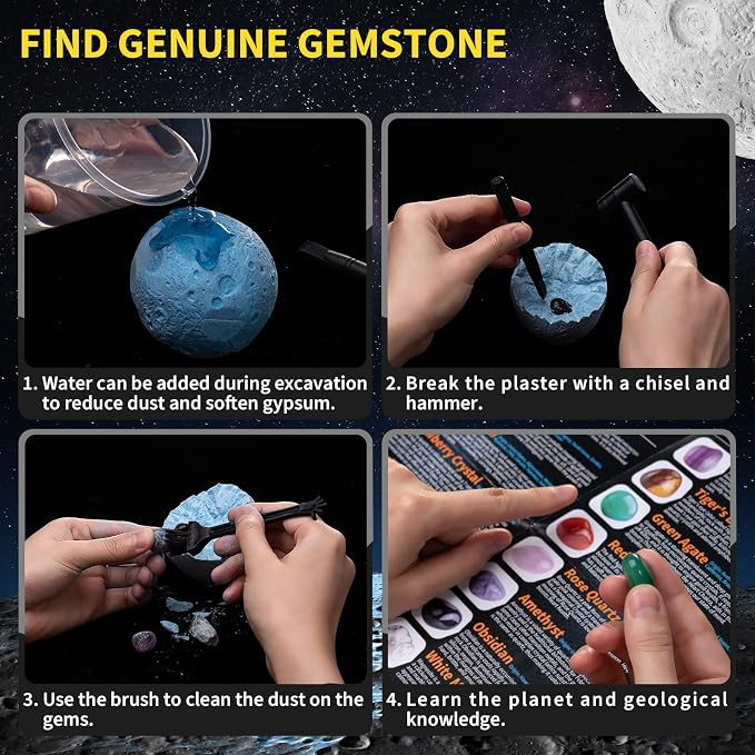GobiDex Gemstones Dig Kit, Solar System Science Kit - Image 5