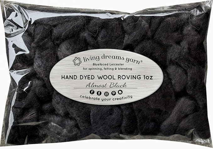 Wool Roving Hand Dyed. Super Soft BFL Combed Top Pre-Drafted - Image 2
