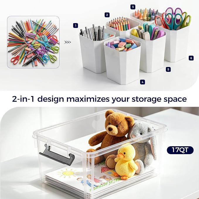 17 QT Marker Organizer, Craft Organizers and Storage - Image 2