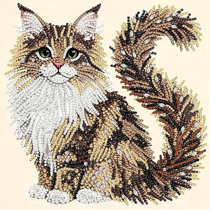 OJTOYART Cat Diamond Painting Kit by Unknown