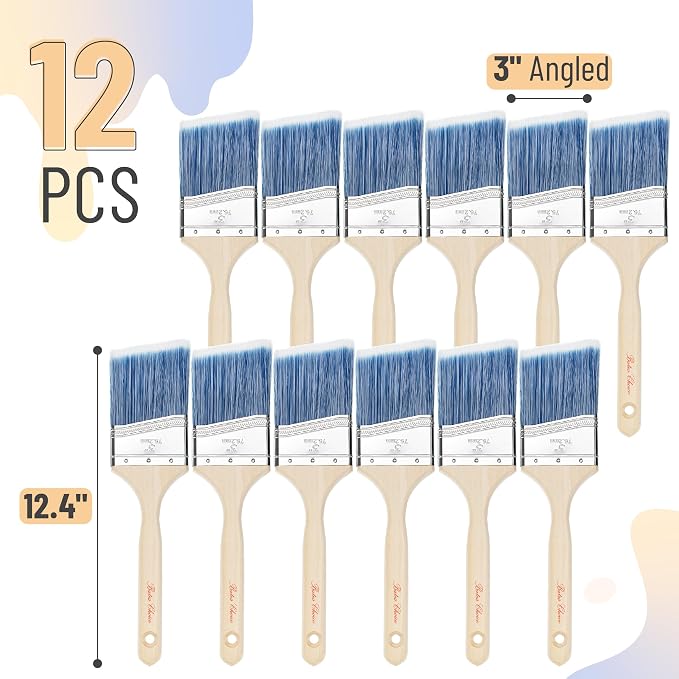 Bates 3-Inch Angle Paint Brushes - Image 2