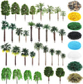 Thiccywoov 40 Pcs Diorama Supplies Kit Include 32 Rainforest Miniature Trees by Jgiusenfg