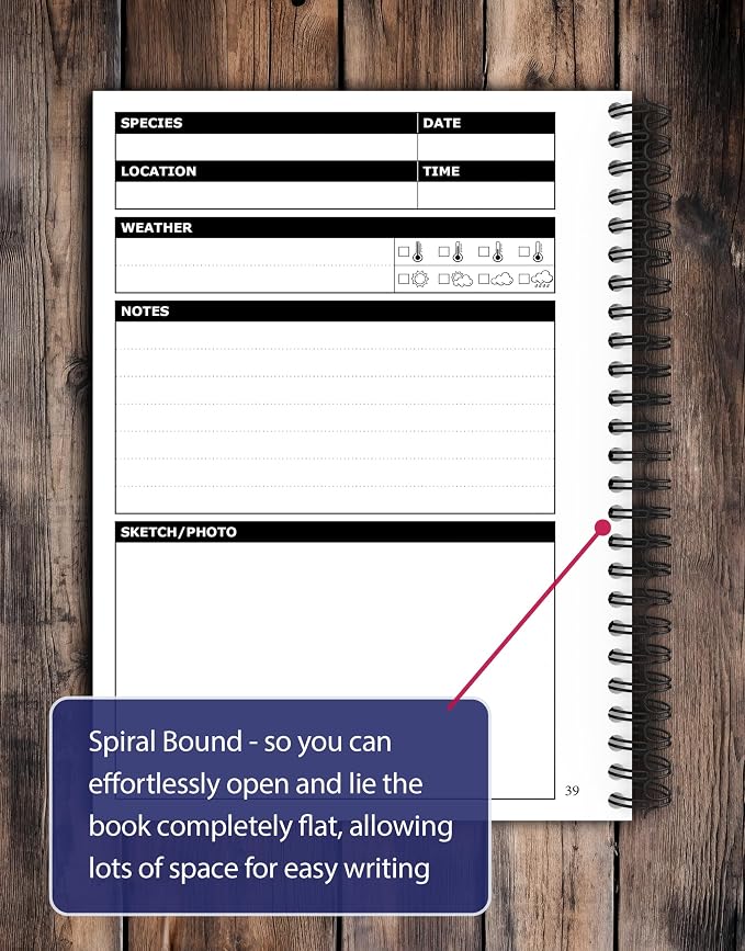 Birding Journal with Life List & Checklist A5 - Image 6