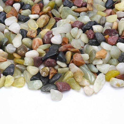 2.2 lb Pebbles for Indoor Plants, 3/8 Inch Decorative Rocks for Potted Plants - Image 3