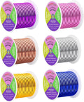 Mandala Crafts 8 GA Gold Blue Purple Assorted Anodized Aluminum Craft Wire | by MandalaCrafts