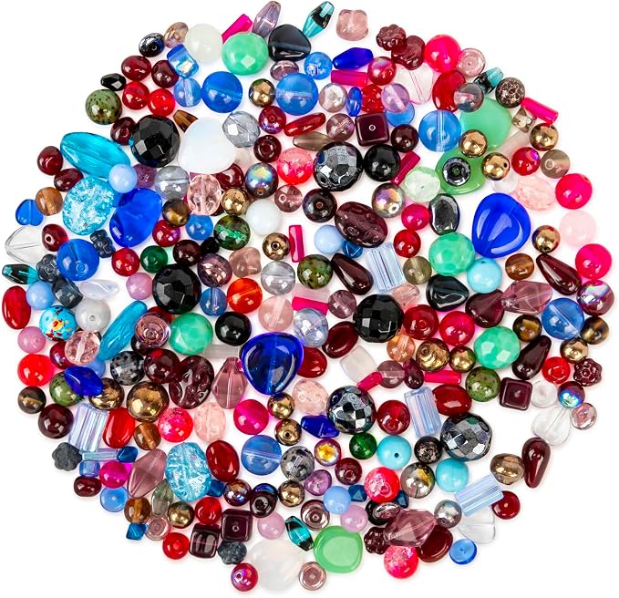Assorted Glass Beads for Jewelry Making, DIY Lamp Work, Arts and Crafts - Image 6