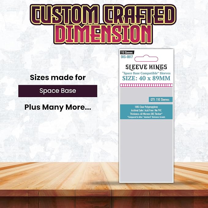 Sleeve Kings Standard Card Sleeves – 110 Count, Mini Size, Compatible - Image 3