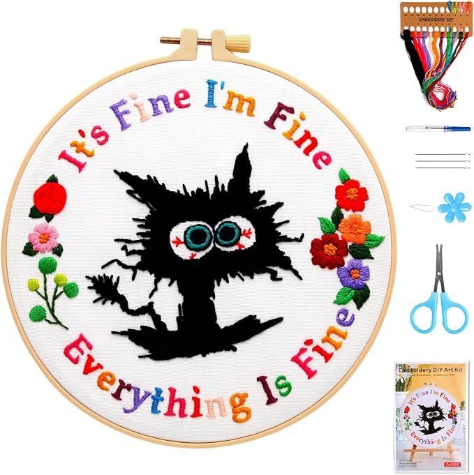 Haootadiy Beginner Embroidery Kit by Haootadiy