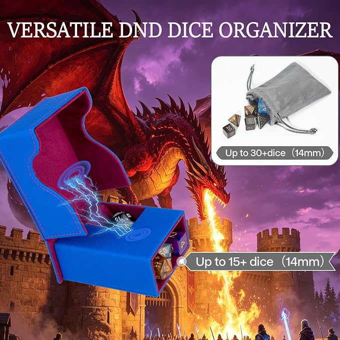 Dice Tower and Tray, Foldable Portable Dice Rolling Tower, Dice Roller Accessory - Image 3