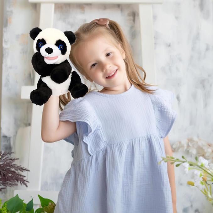 Easfan Panda Hand Puppet Plush Animal Toy - Image 4