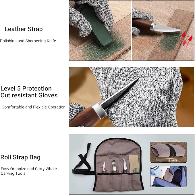 Cor cordium Wood Whittling Kit - Image 4