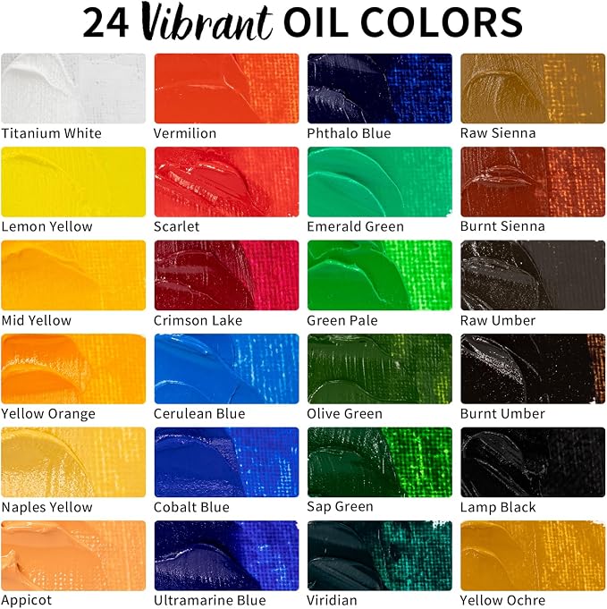 82Pcs Professional Oil Painting Set - Image 4
