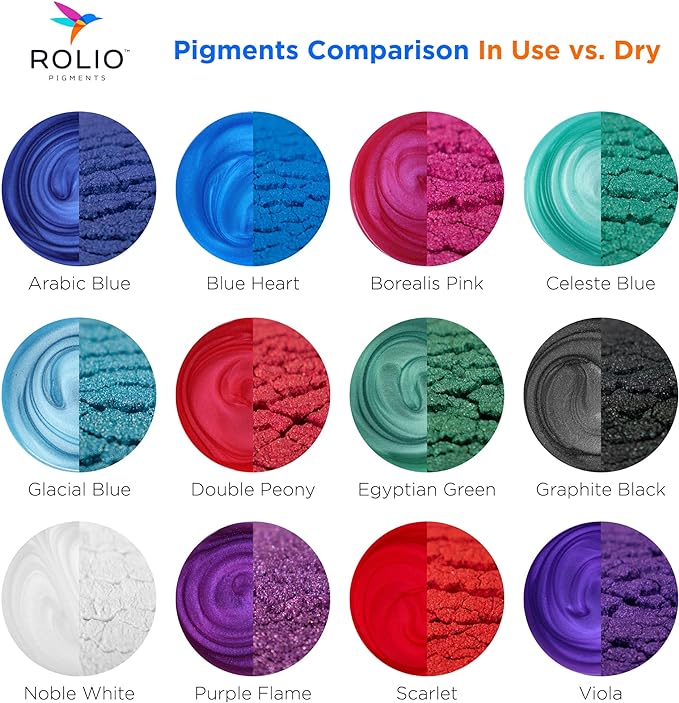 Rolio Mica Powder Pearlescent Color Pigment - Image 2