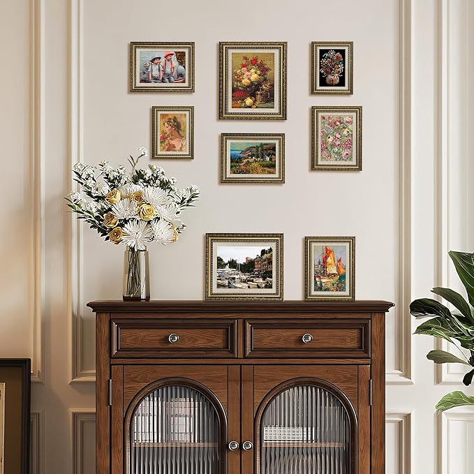 HappyHapi 8x10 Picture Frame Gold, Vintage Frames, 1 Pack | Vintage Picture - Image 5