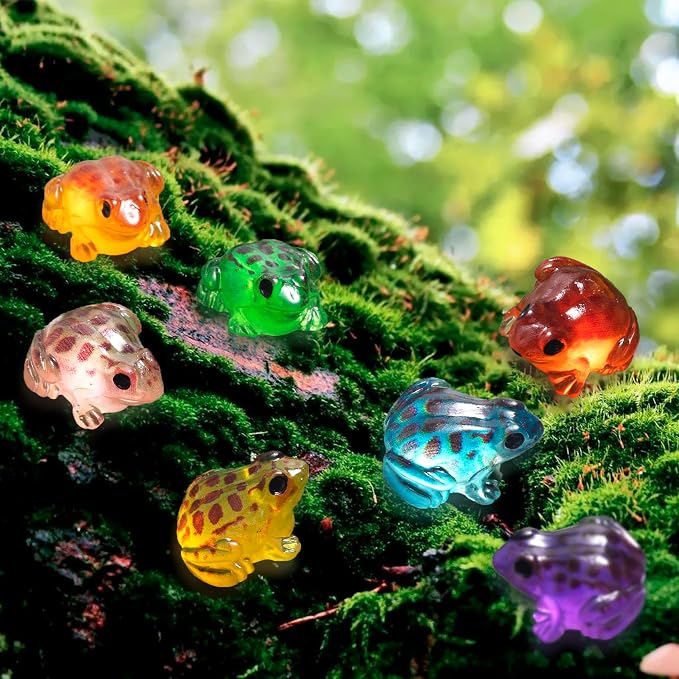 20 Pcs Mini Resin Frogs, Miniature Figurines, Tiny Frog Figurines, Mini Resin - Image 5