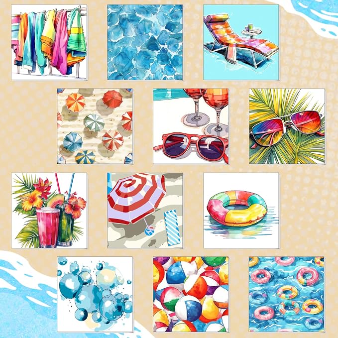 Nezyo 12 Sets Paint by Numbers Kit - Image 2