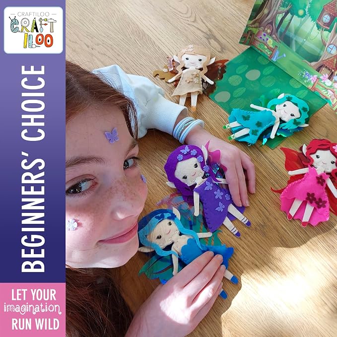 Fairy Elves Sewing Kit for Kids, Fun and Educational Fairytale Craft Set for - Image 5