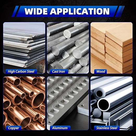 1/8 Inch Cobalt Drill Bit Set (10Pcs), M35 Fully Grounded 5% Cobalt Bits for Hardened Metals, Stainless Steel, Cast Iron and Wooden Plastics, with Storage Box