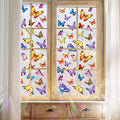 Butterfly Design Stained Glass Window Film by WBQMUNY