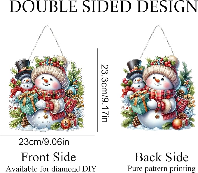 JJFox Diamond Art Hanging Kit for Adult, Special Shaped Rhinestone, DIY Acrylic - Image 7