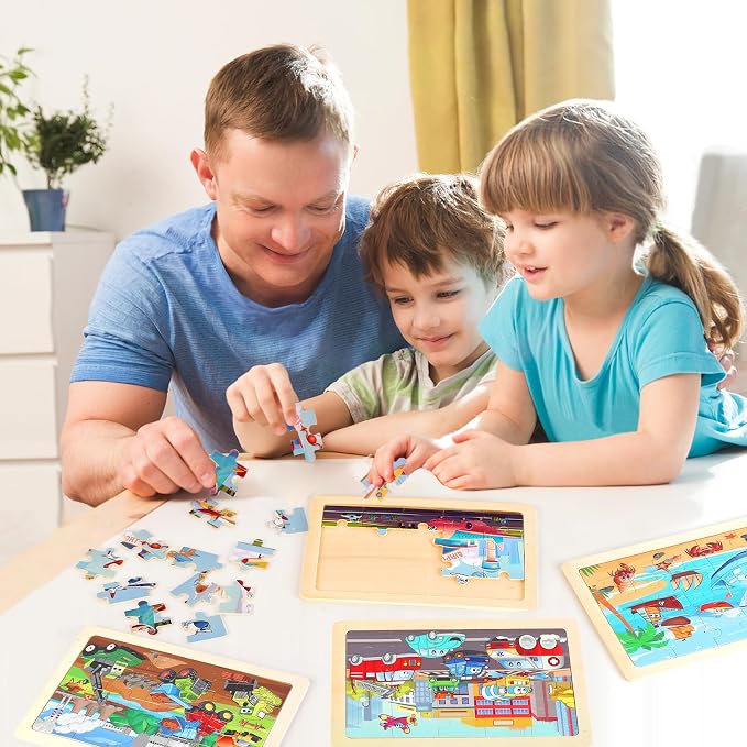 Wooden Educational Jigsaw Puzzles - Image 6