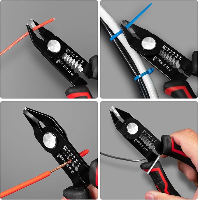 KAIWEETS Wire Cutters 6-Inch Flush cutter - Image 3