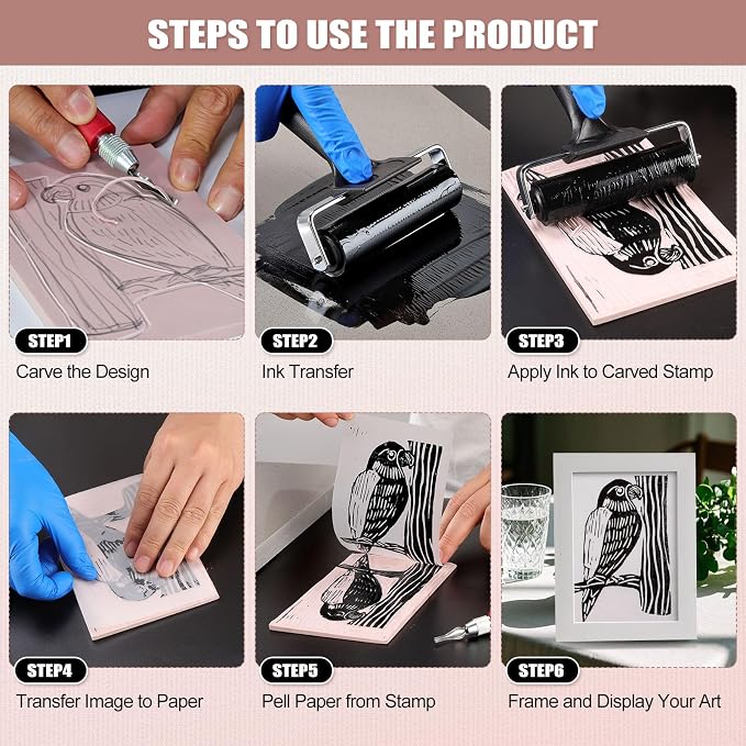 Linoleum Blocks for Printmaking Supplies - Image 4