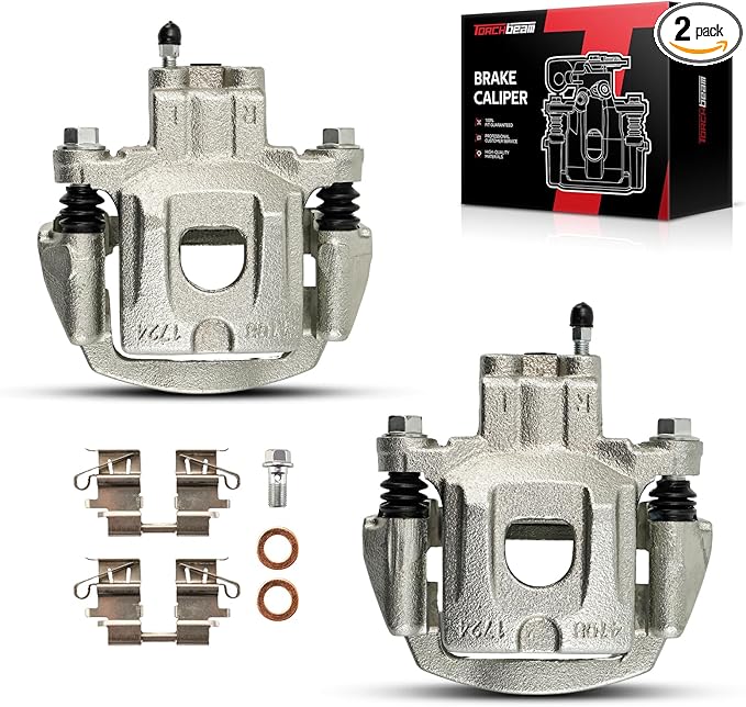 Torchbeam Rear Brake Calipers Set for Nissan Pathfinder 2005-2012, Rear Left and Rear Right Calipers Replace # 19B2994A+19B2995A