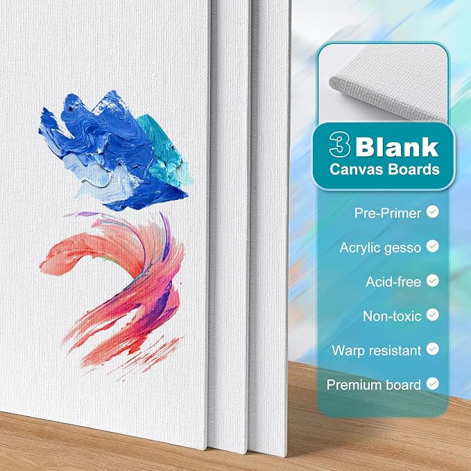 Inburit Acrylic Painting Kit for Adults & Kids - Image 6