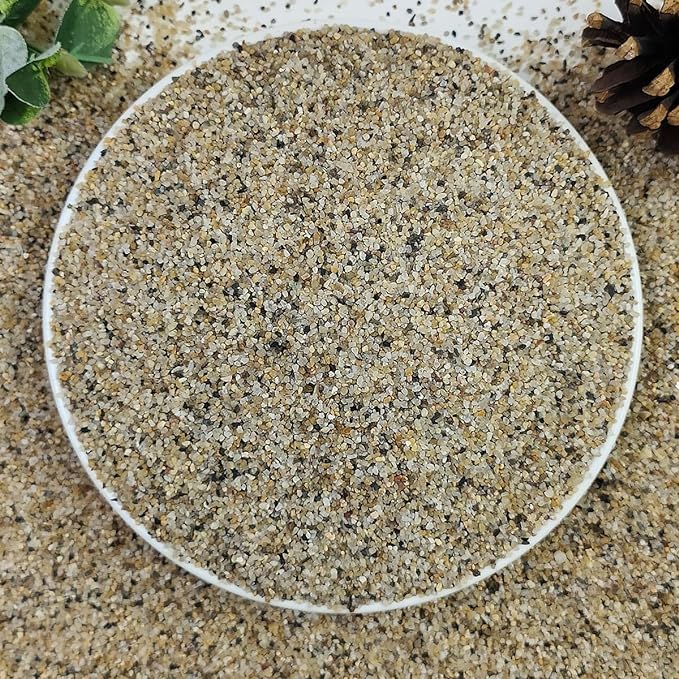 YISZM 10lbs Aquarium Gravel, 1/16" Natural River Rocks Succulent Cactus Pea by YISZM-ForYourNaturalLife