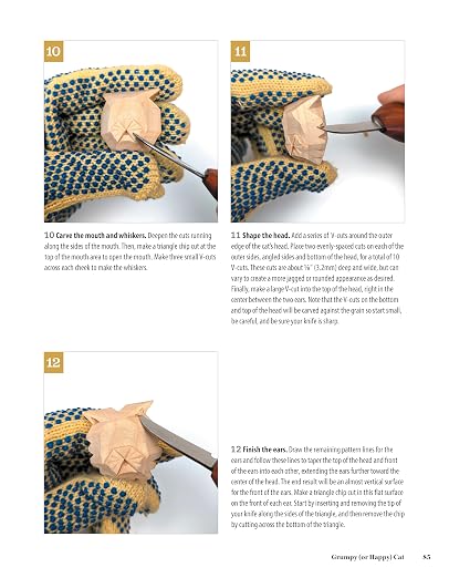 Whittling On the Go: 13 Easy-to-Learn Woodcarving Projects Full-Size Patterns - Image 6