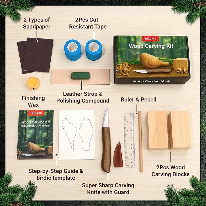 Wood Carving Kit Whittling Knife - Image 2