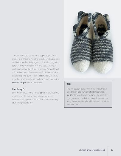 Knitting and Felting Slippers: Learn to Make Cute and Cozy Footwear - Image 6