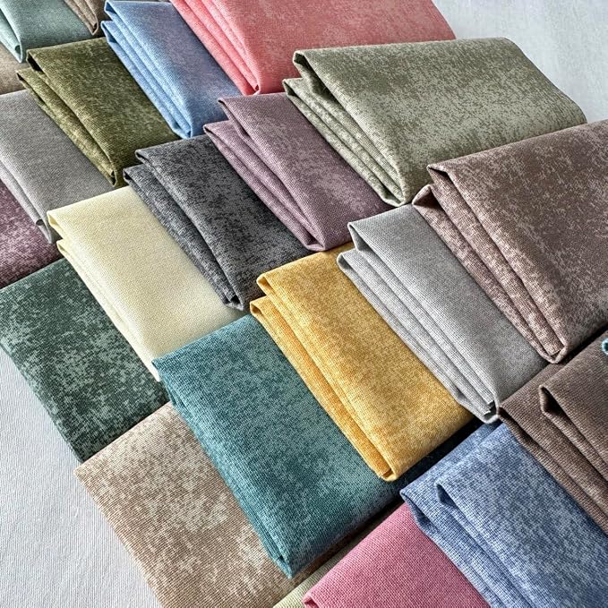 25 PCS Cotton Fabric Squares Bundle 8x8 inch – Marble Texture Pastel Quilting - Image 4