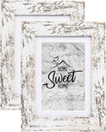 Califortree Rustic White 5x7 Picture Frame by Califortree