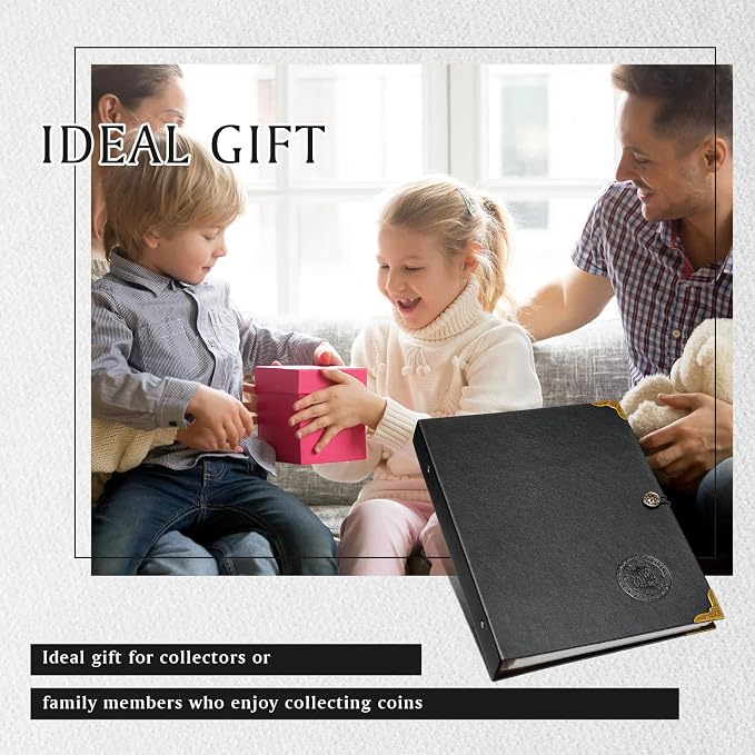 Zonon Currency Album Coin Collecting Book Holder - Image 6