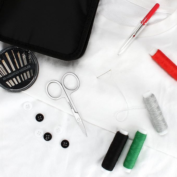 JUNING Sewing Kit with Case, Contains 24 Spools Threads, Sewing Needles - Image 7