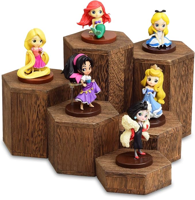 MOOCA Wooden 6 Pcs Hexagon Risers - Image 2